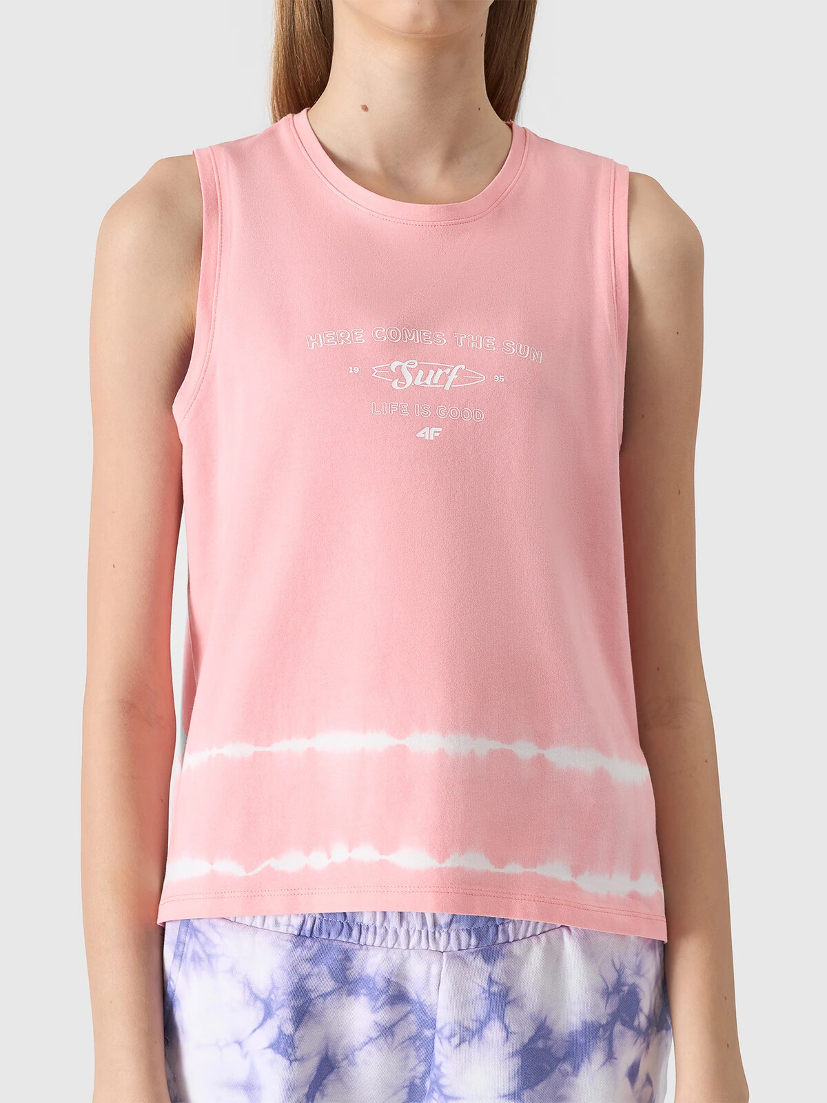 Girls' top 4F - pink