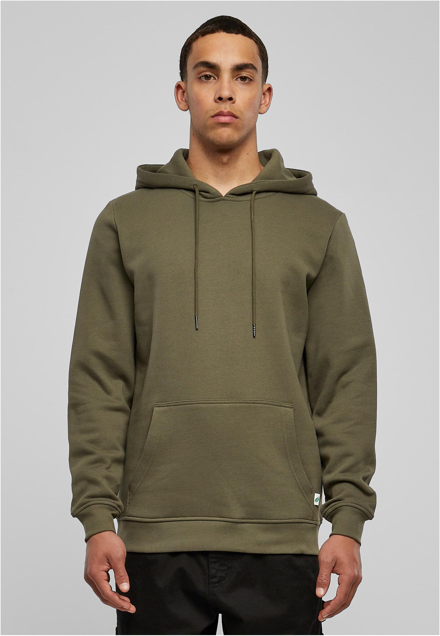 Organice de bază Hoody olive