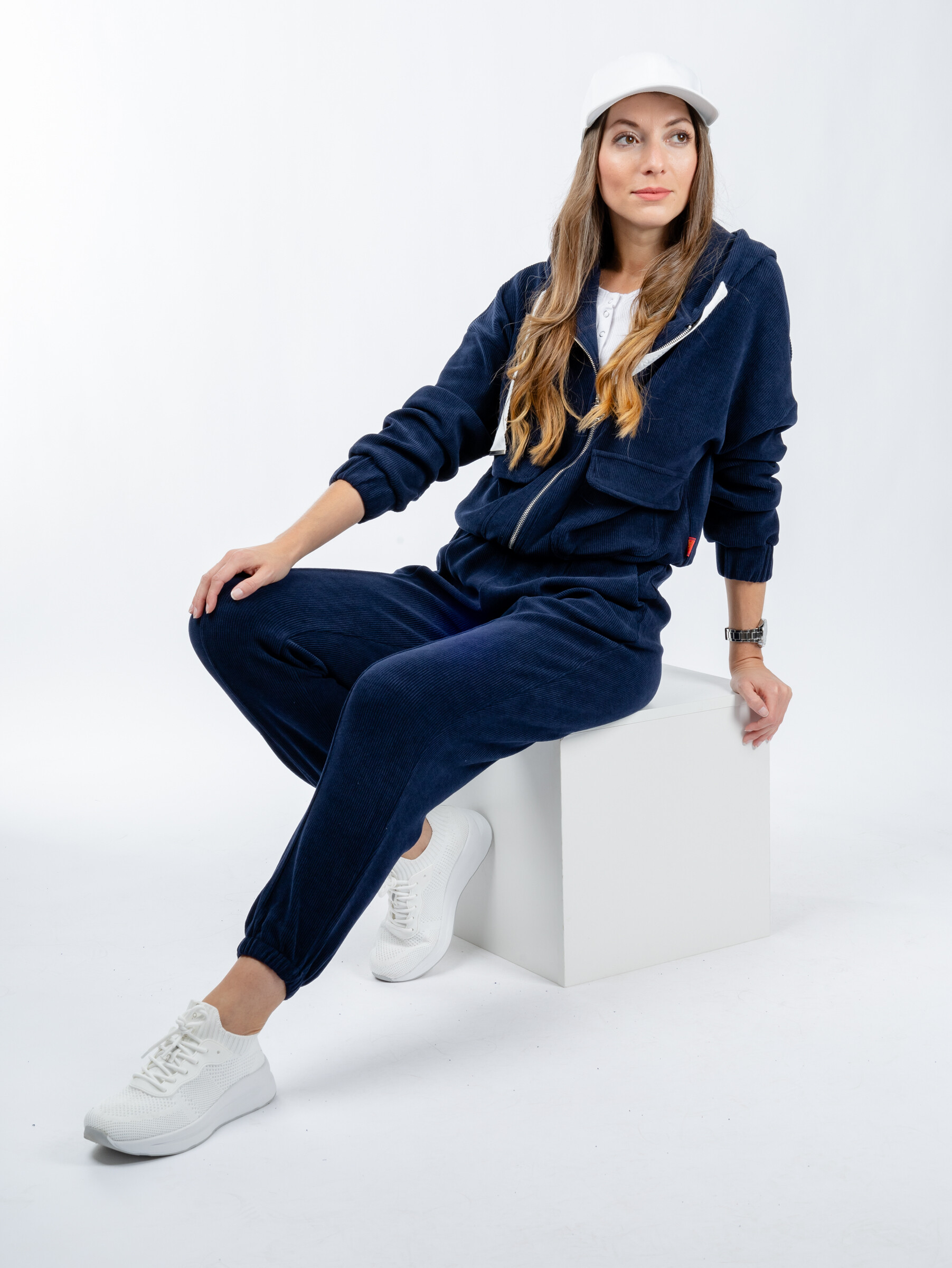 Women&#039;s tracksuit GLANO - dark blue