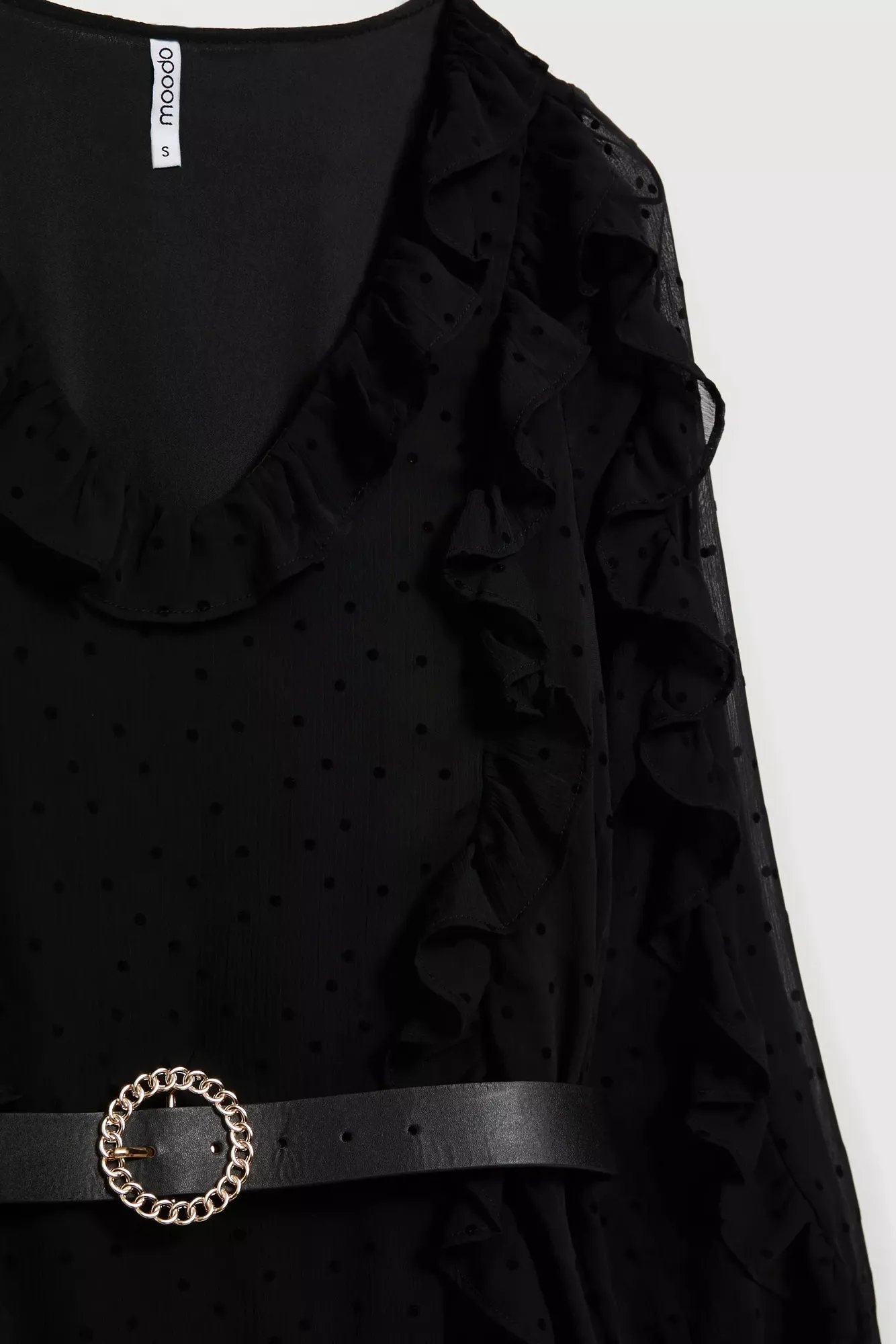 Marisse Dress With Ruffles