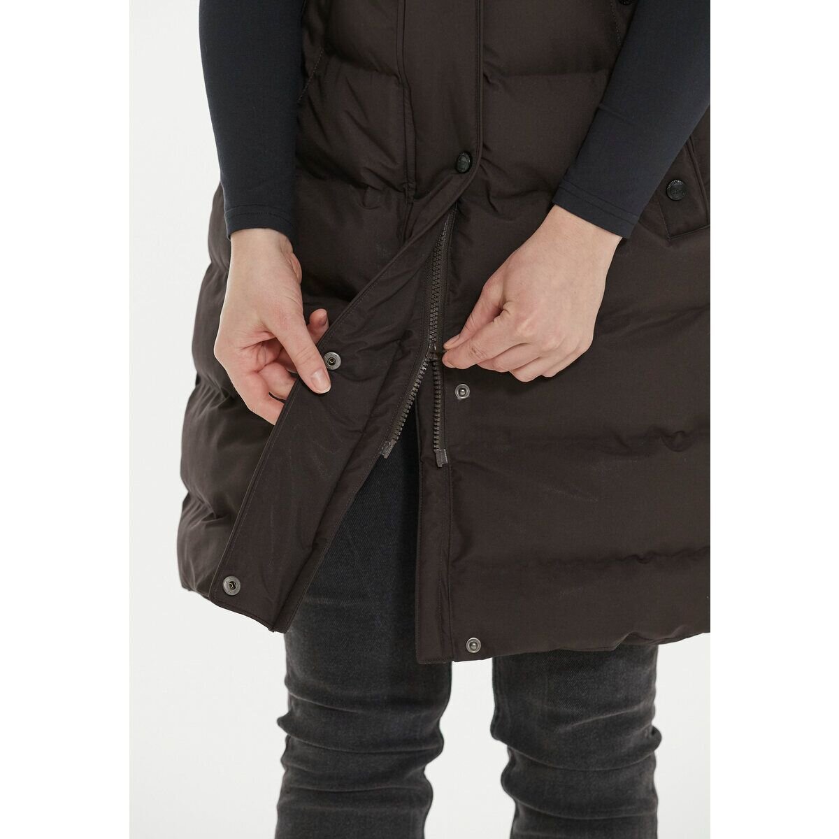 Women's long vest Weather Report Chief W