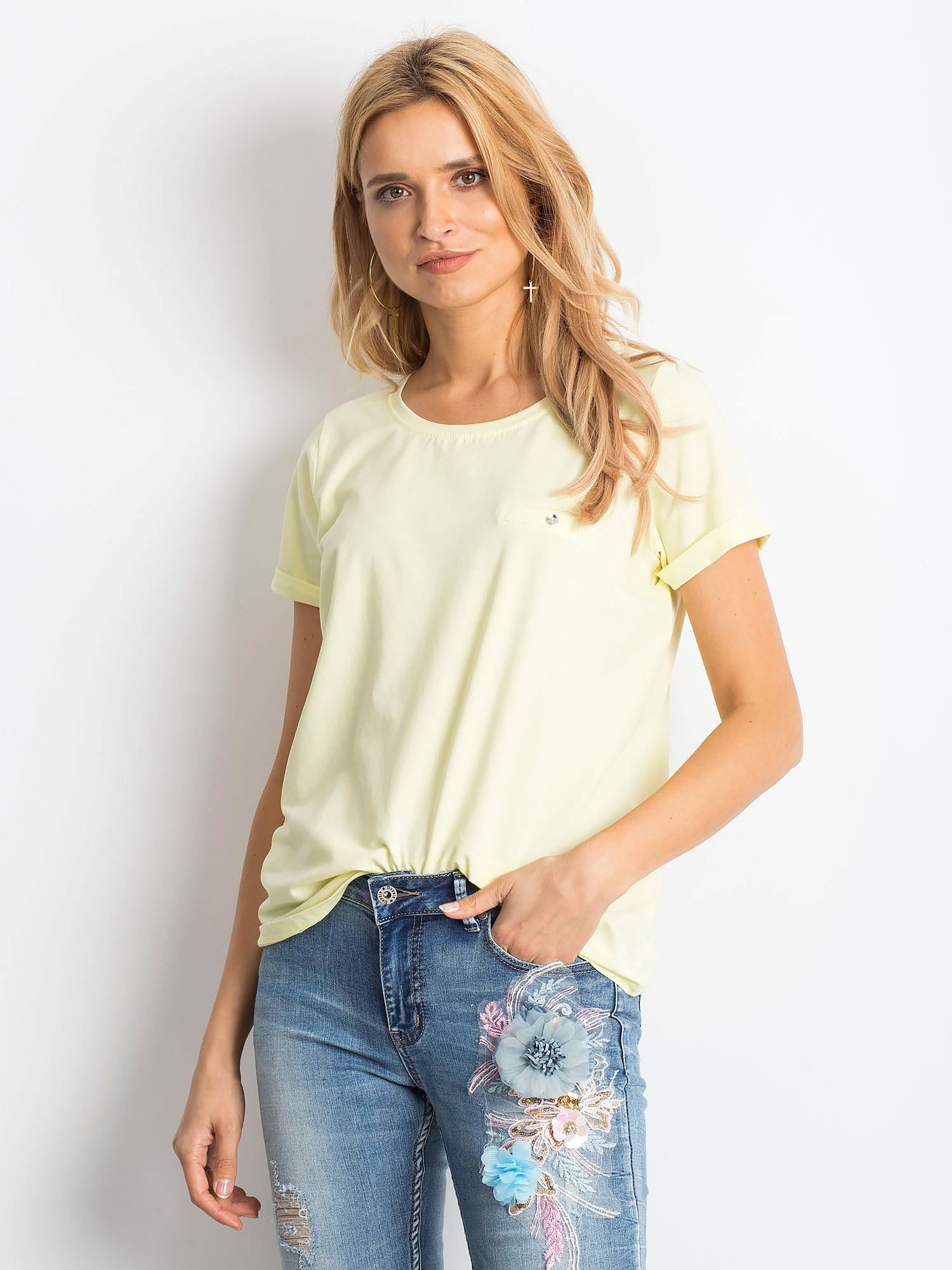 T-shirt-RV-TS-4838.13P-light Yellow