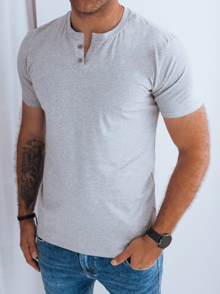 Men's plain light grey Dstreet T-shirt