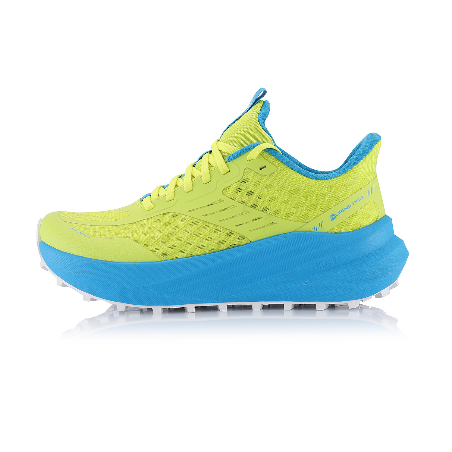 Running shoes with antibacterial insole ALPINE PRO GESE spicy orange