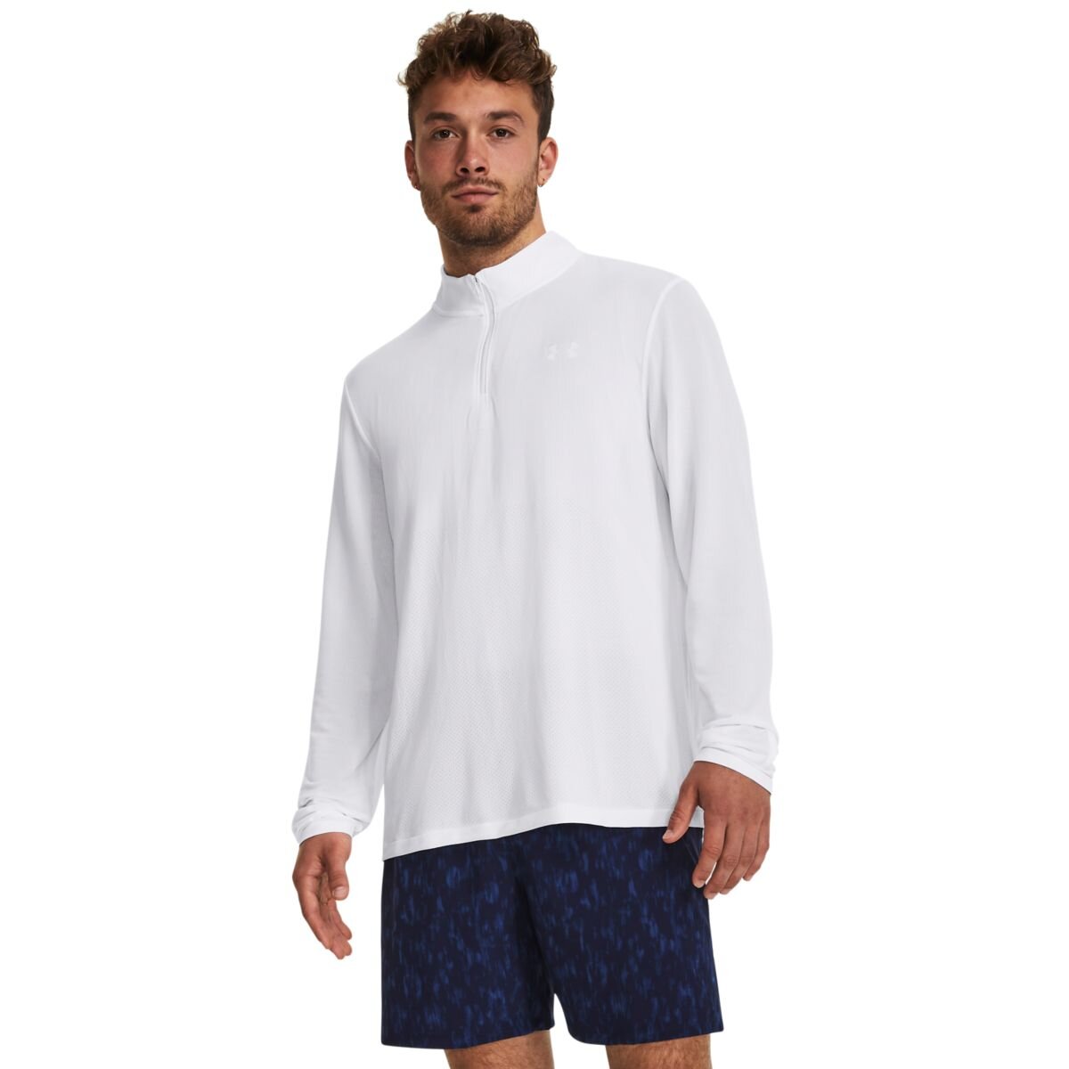 Pánské Tričko/lehká Mikina Under Armour Seamless Stride 1/4 Zip