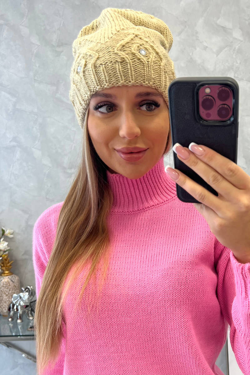 Ladies beanie Ramona K383 beige