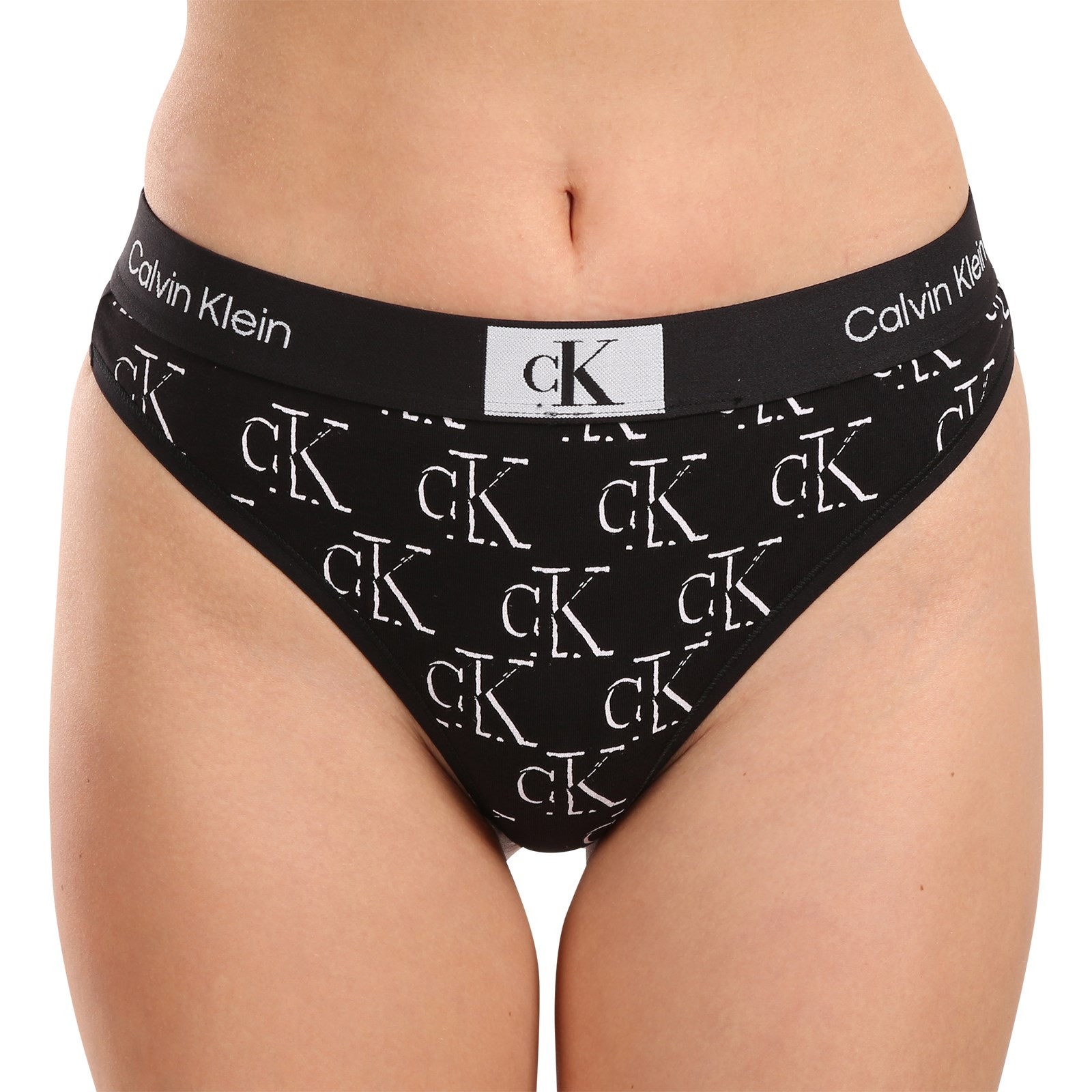 Women's thongs Calvin Klein black