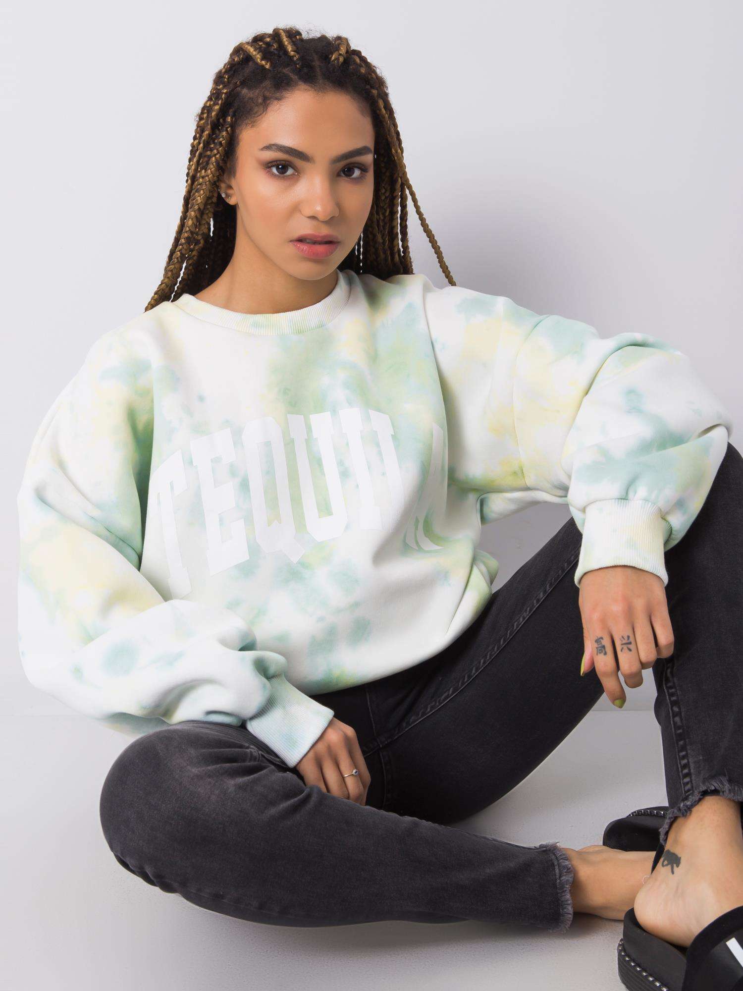 Green Sweatshirt Tamara RUE PARIS