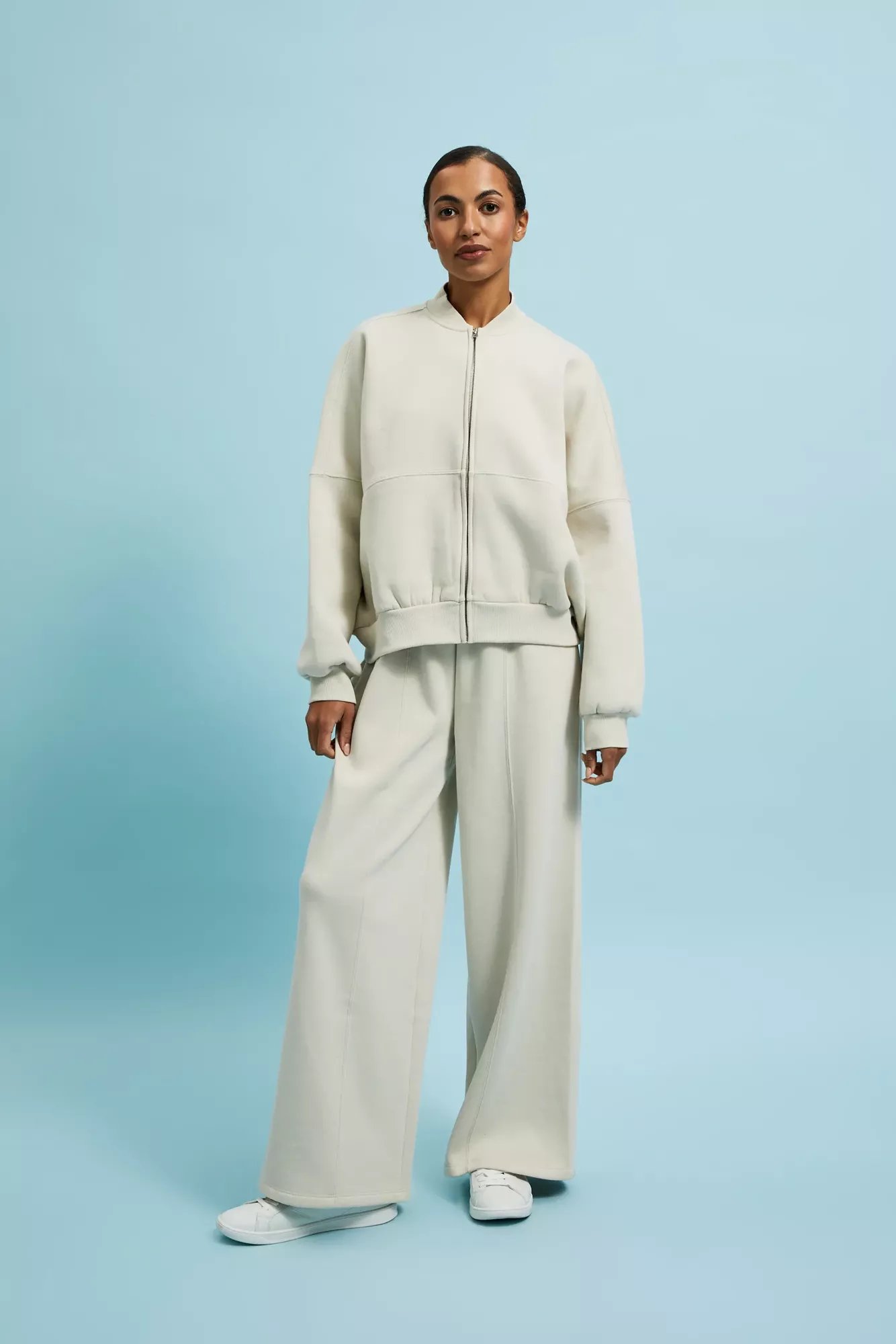 Marisse Women's Sweatshirt L-Bl-4315 L.Beige