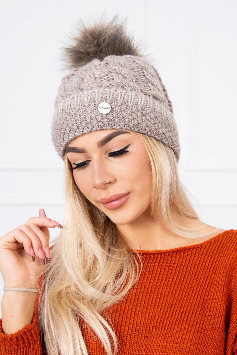 Cap K161 dark beige