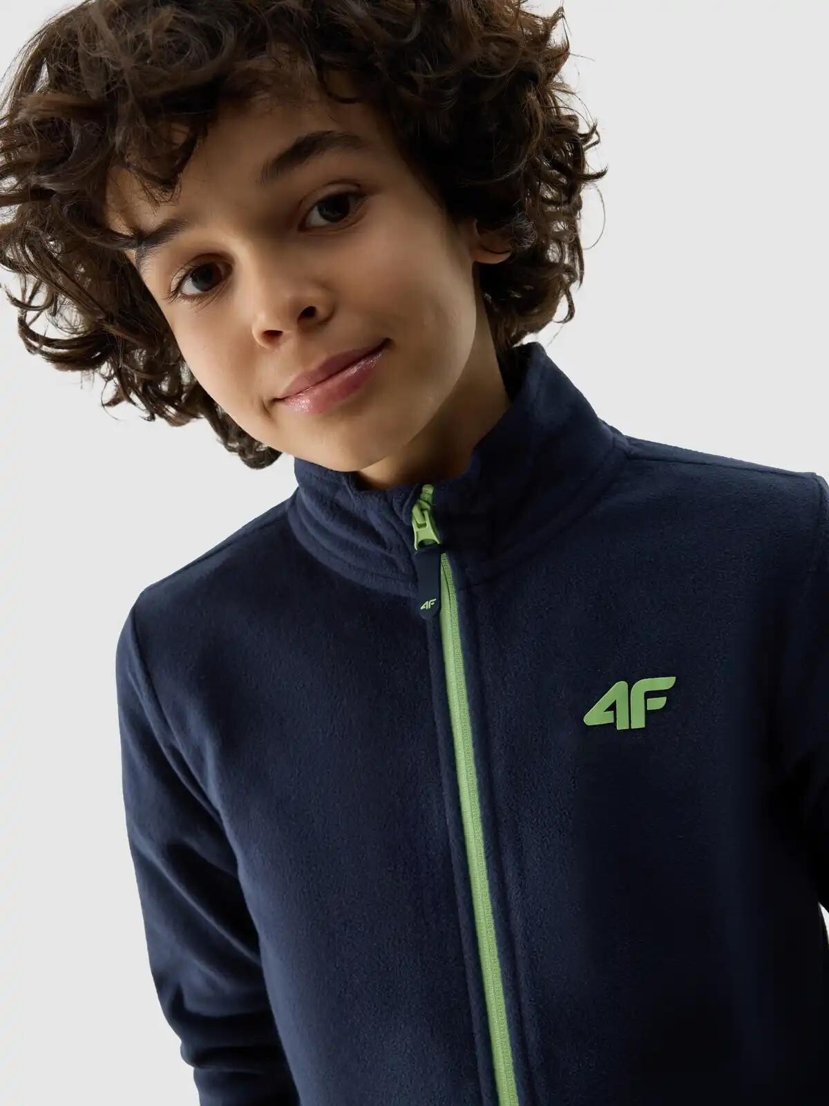 Boys&#039; fleece sweatshirt 4F