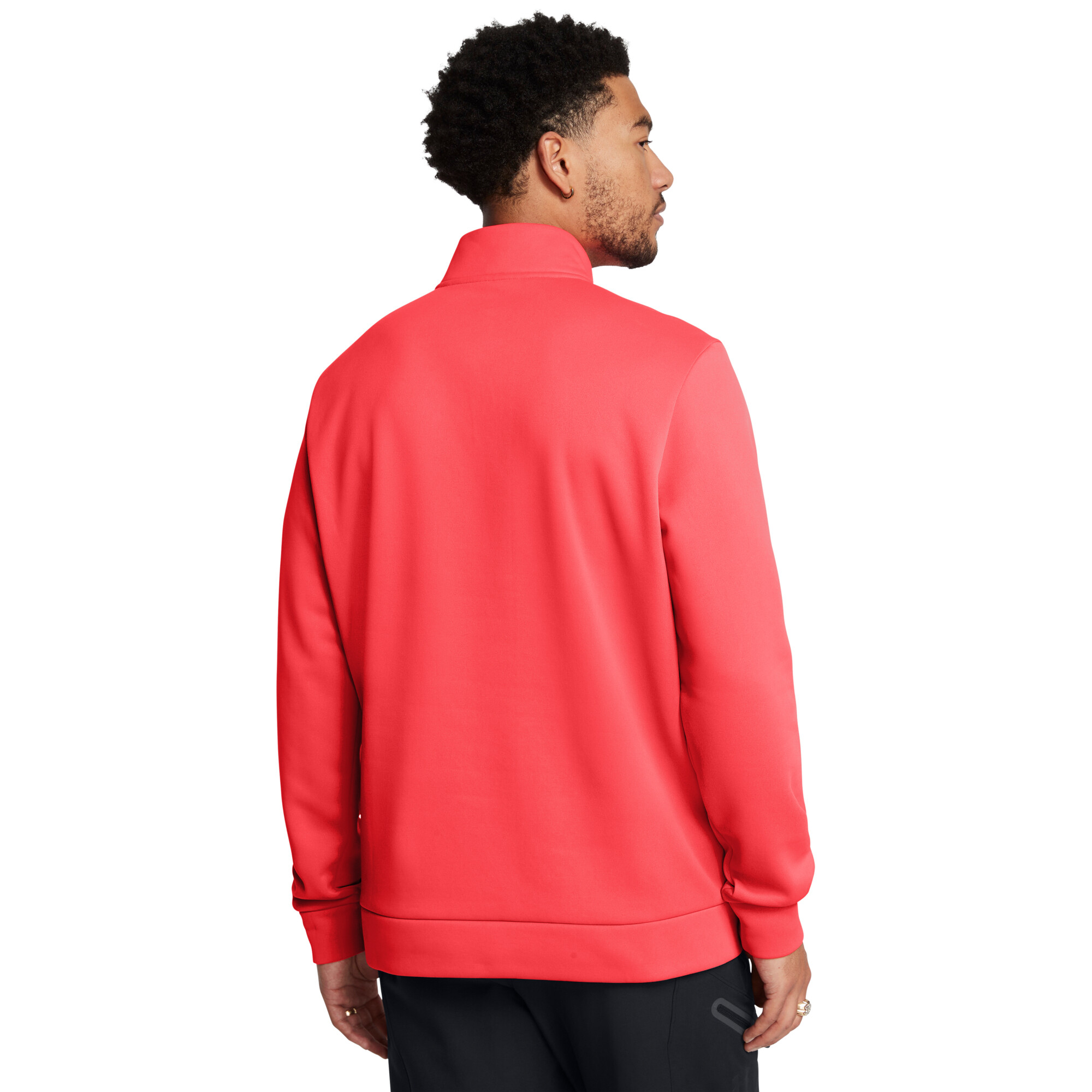 UA Armour Fleece 1/4 Zip-RED