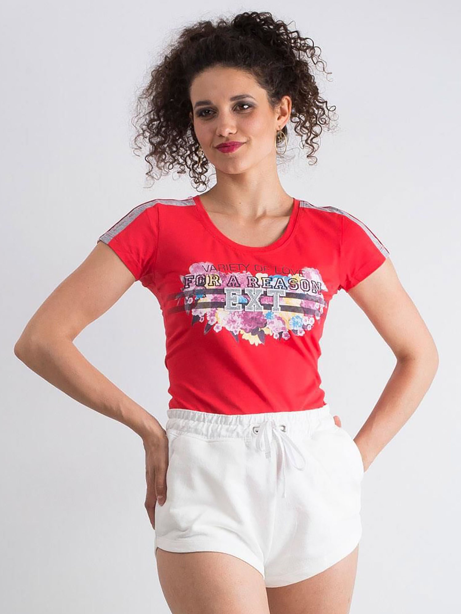 Cotton shorts Ecru