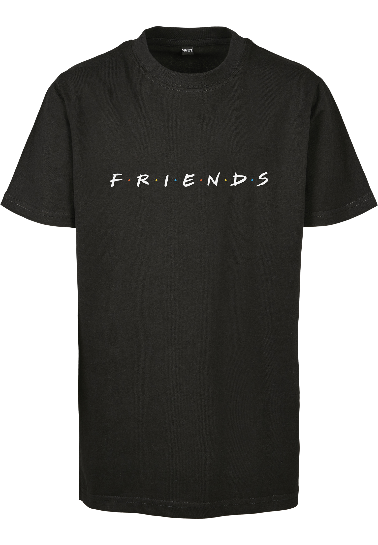 Black T-shirt With Kids Friends Logo