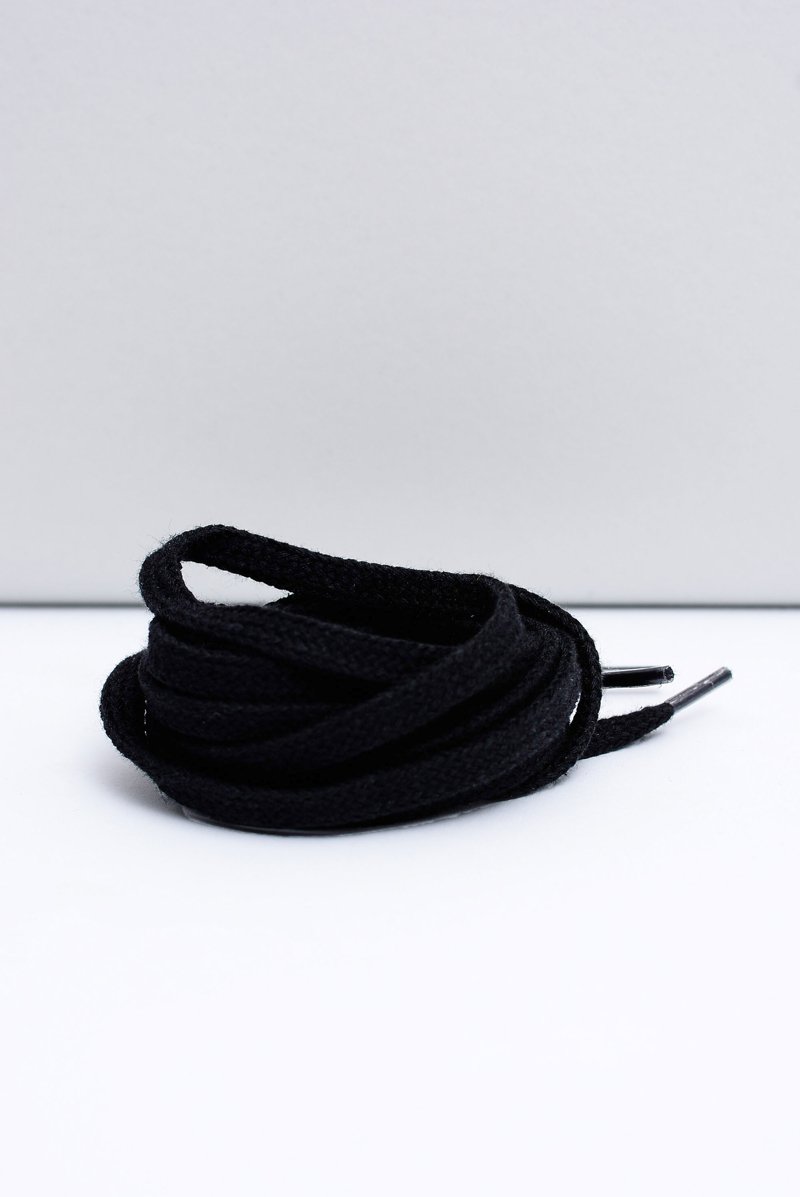 Corbby Black Flat Laces