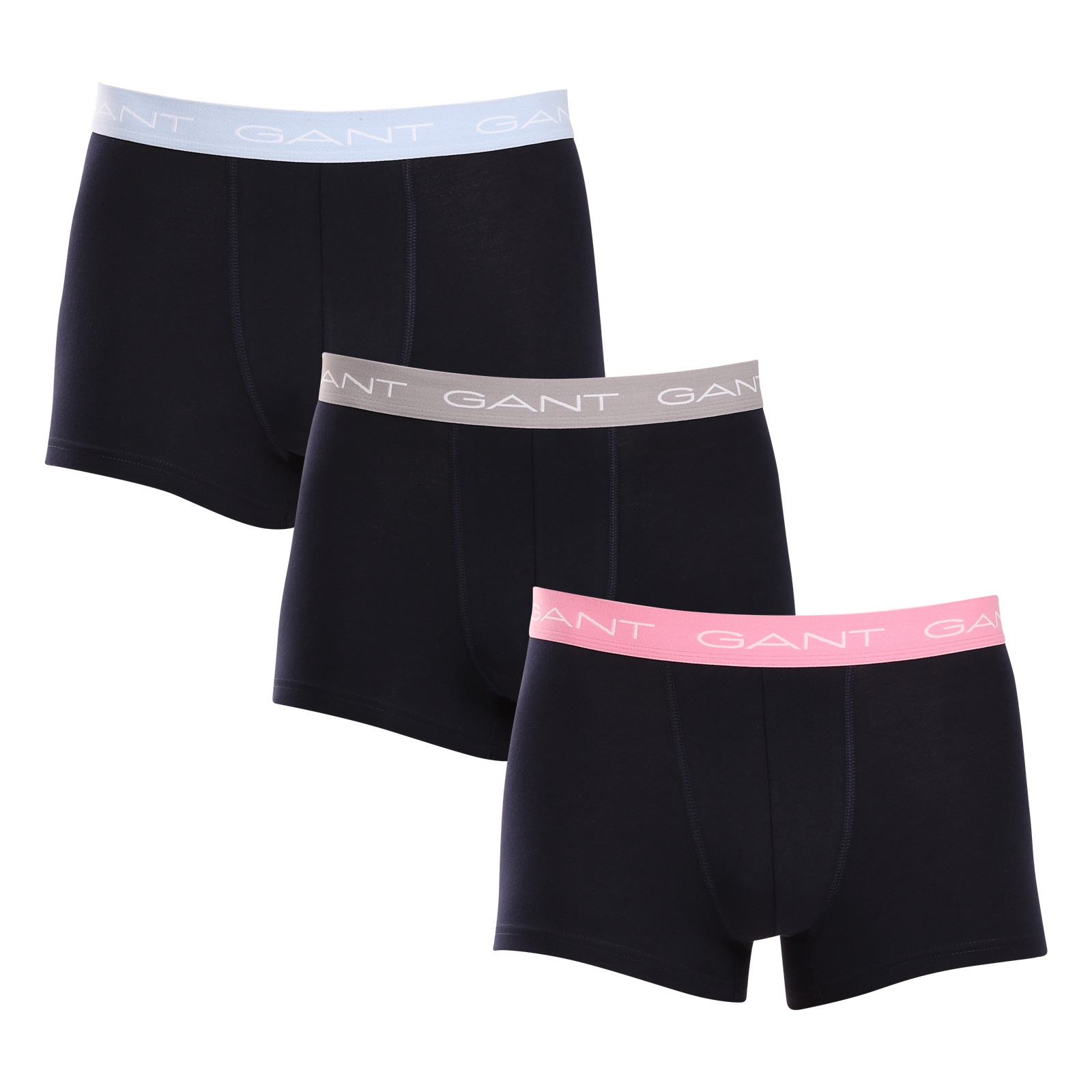 3PACK pánské boxerky Gant černé