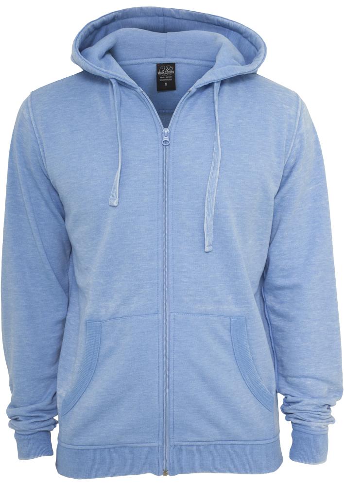 Burnout Zip Hoody Sky Blue