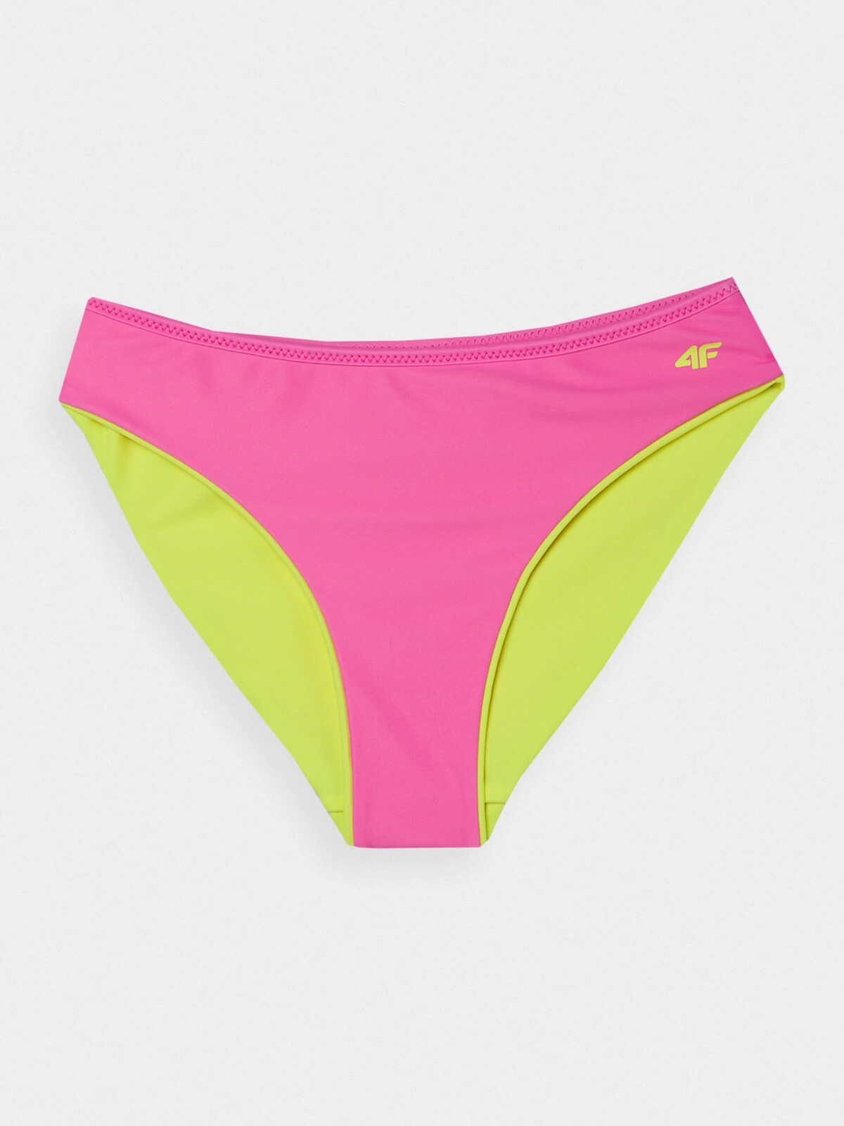 Girls' 2-piece swimsuit 4F - green/pink