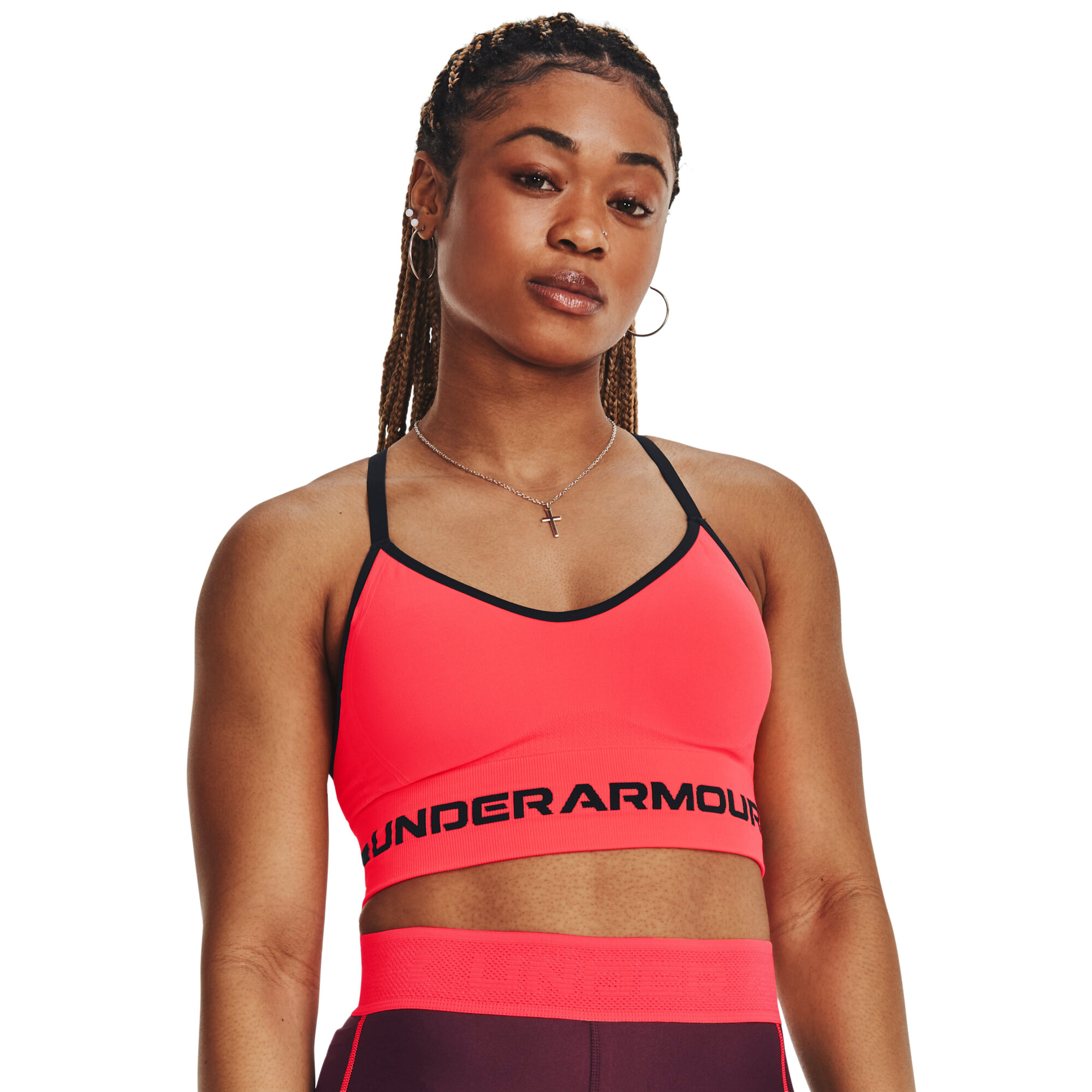 Women's Compression Bra Under Armour Seamless Low Long Bra