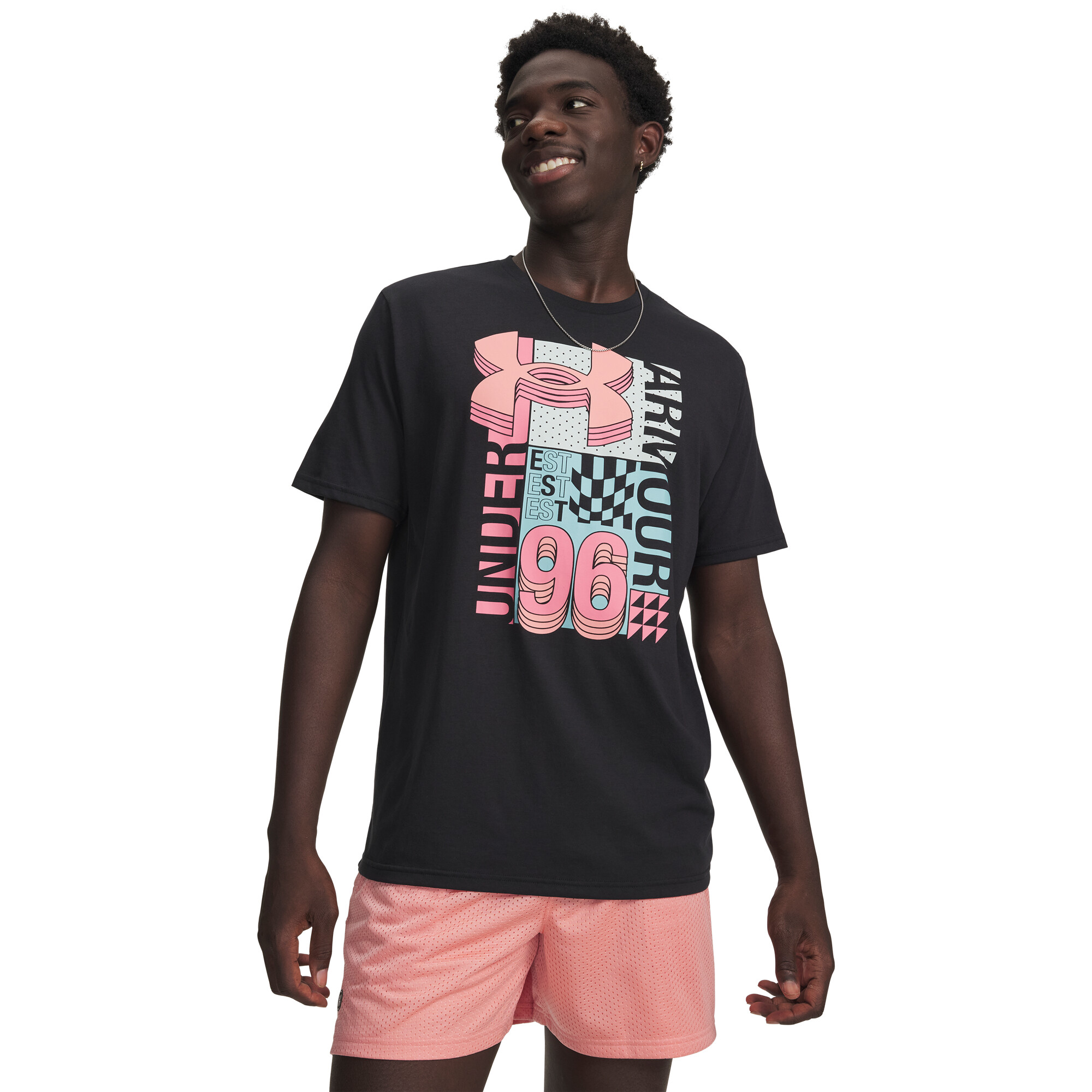 Мъжка тениска Under Armour Logo Collage