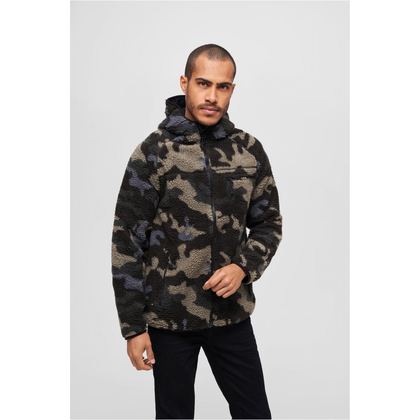 Teddyfleece Worker Jacket Darkcamo