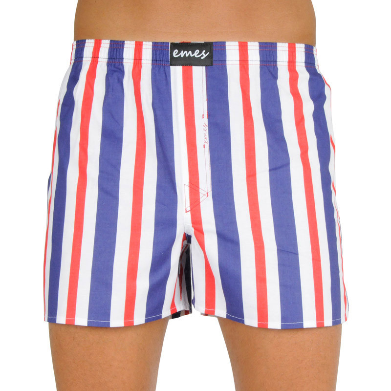 Men's Shorts Emes Stripes Blue, Red