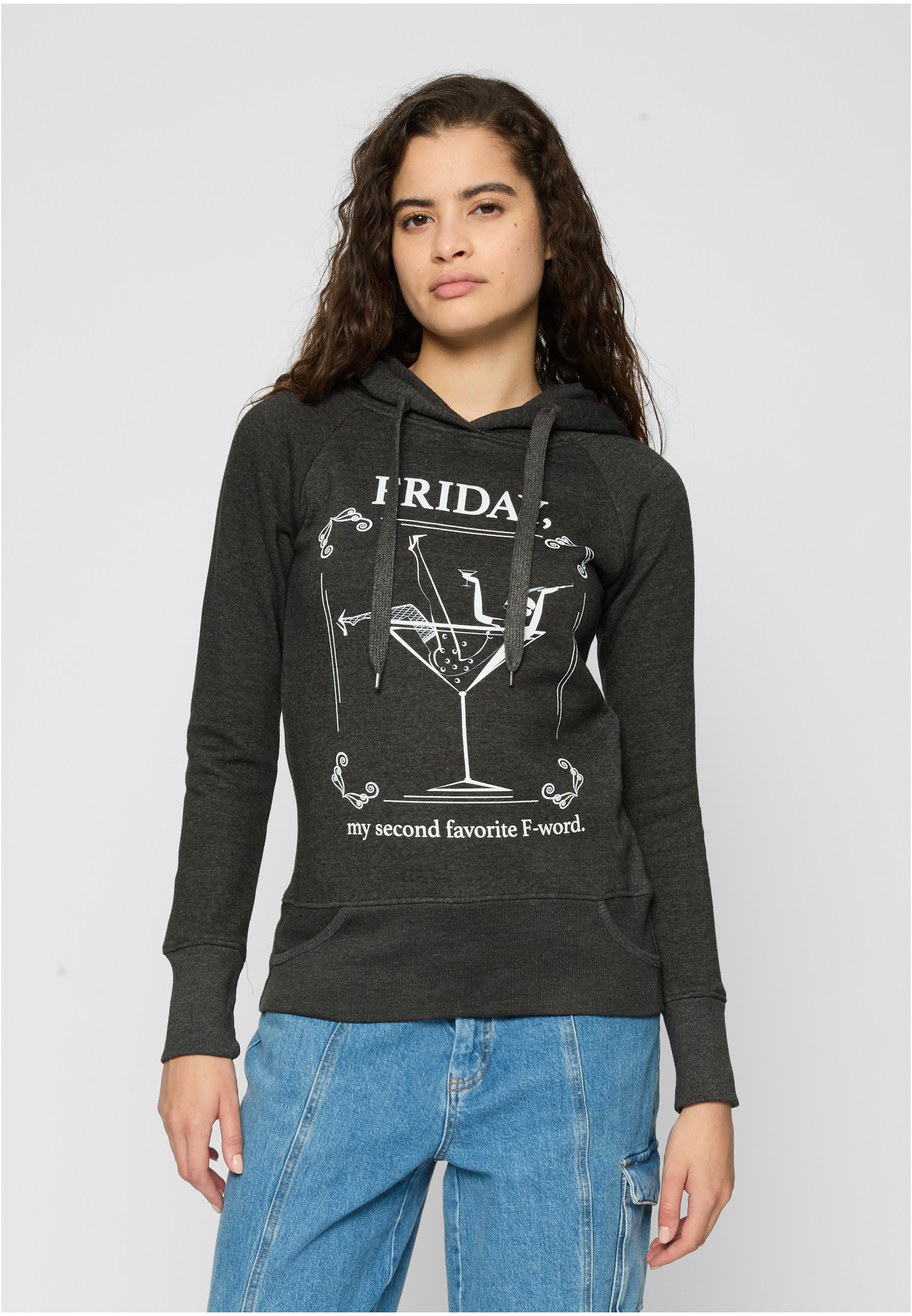 Women's Charcoal Hoody F-Word Hoody