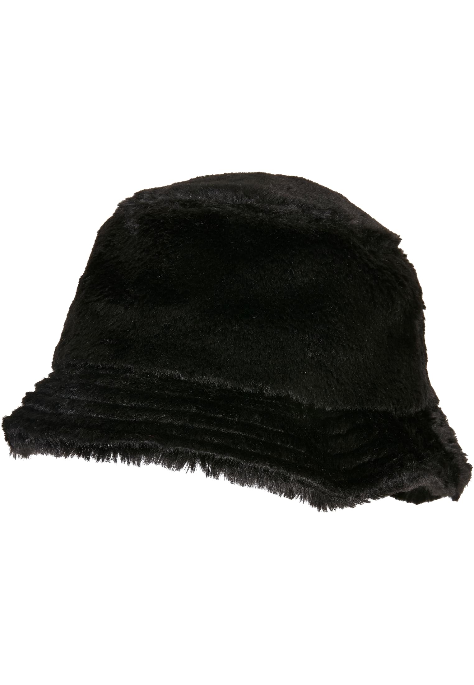 Faux Fur Hat In Black