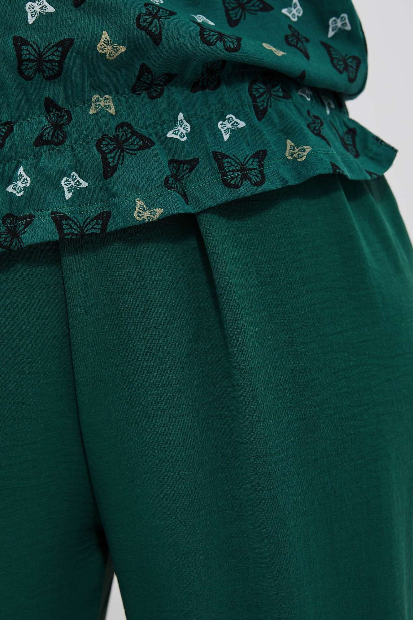 WOMEN'S T-SHIRT L-TS-4054 PALM LEAF