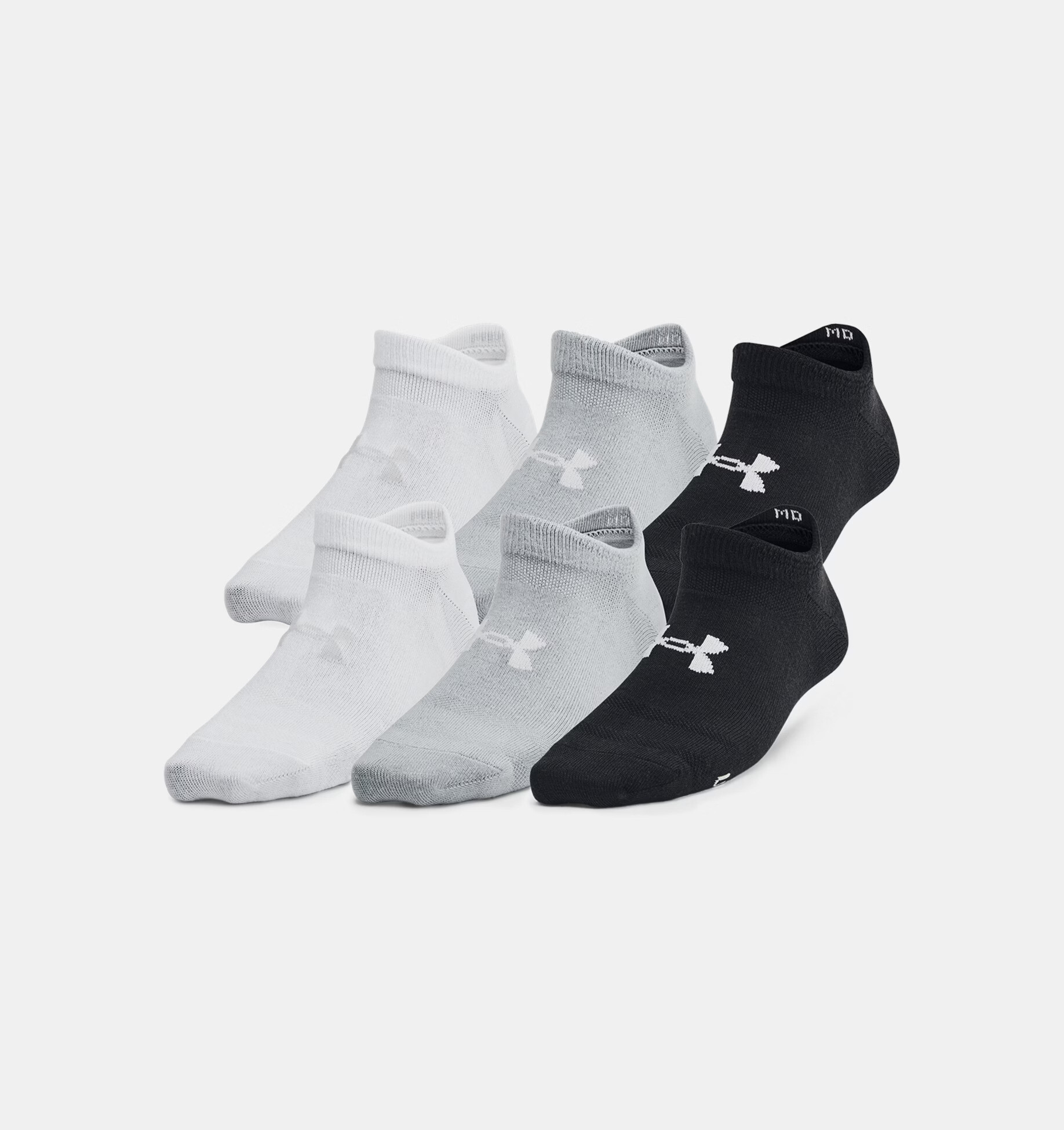 Dětské ponožky Under Armour UA Yth Essential No Show 6pk-BLK