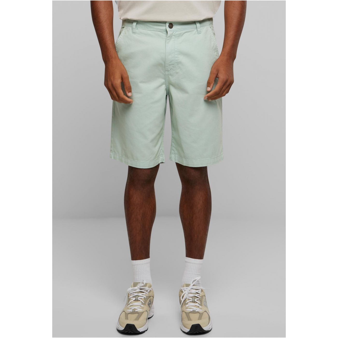 Men's Organic Skater Chino Shorts - Mint