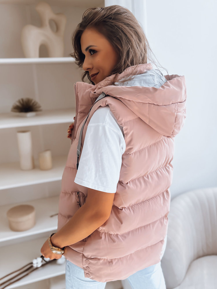 Women's quilted vest NILA pink Dstreet