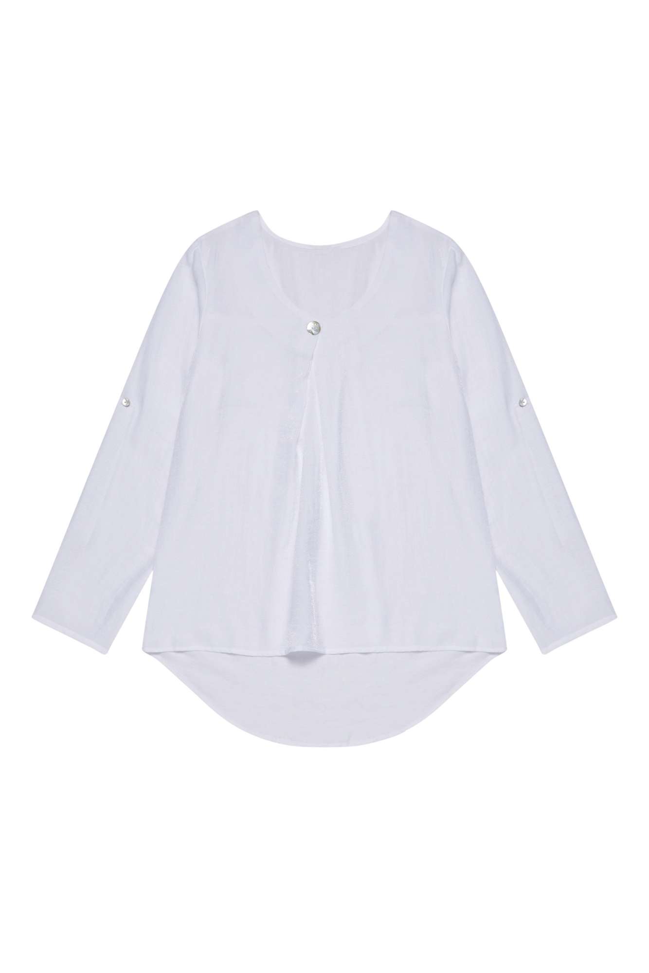 Plain viscose shirt