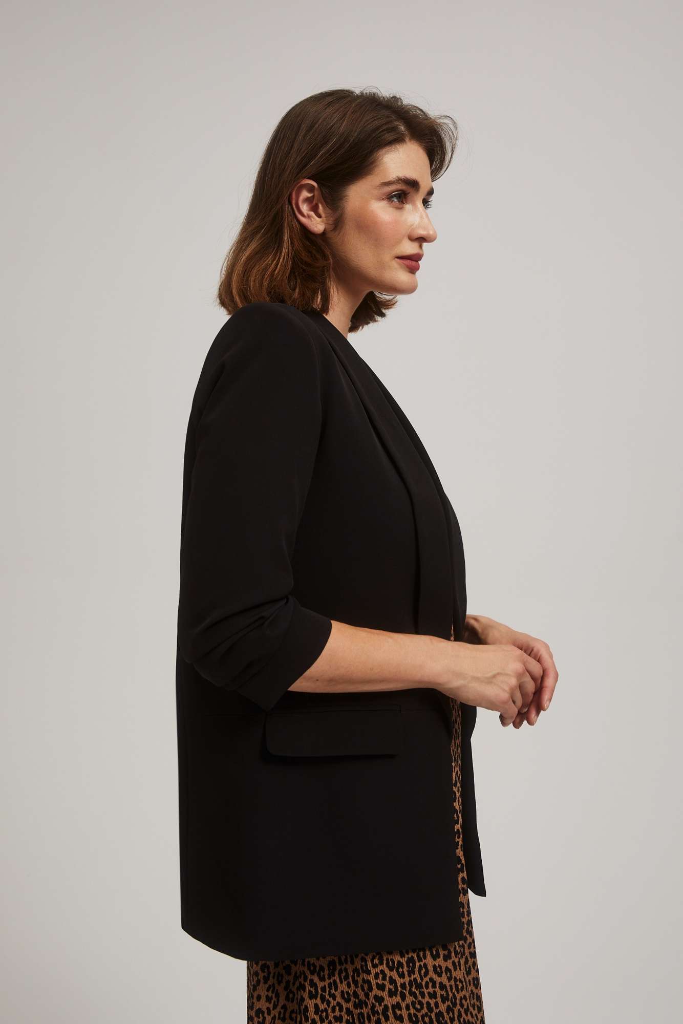 Jacket with 3/4 sleeves