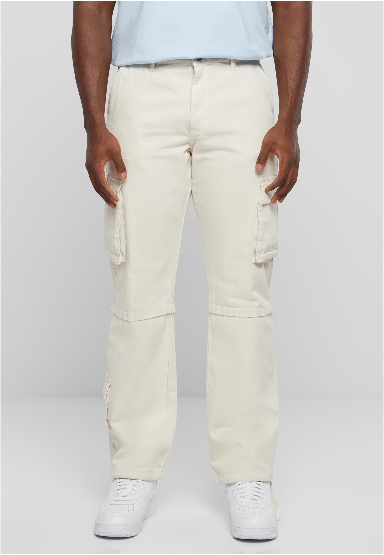 Mens Cargo Pants DEF Pocket - Beige