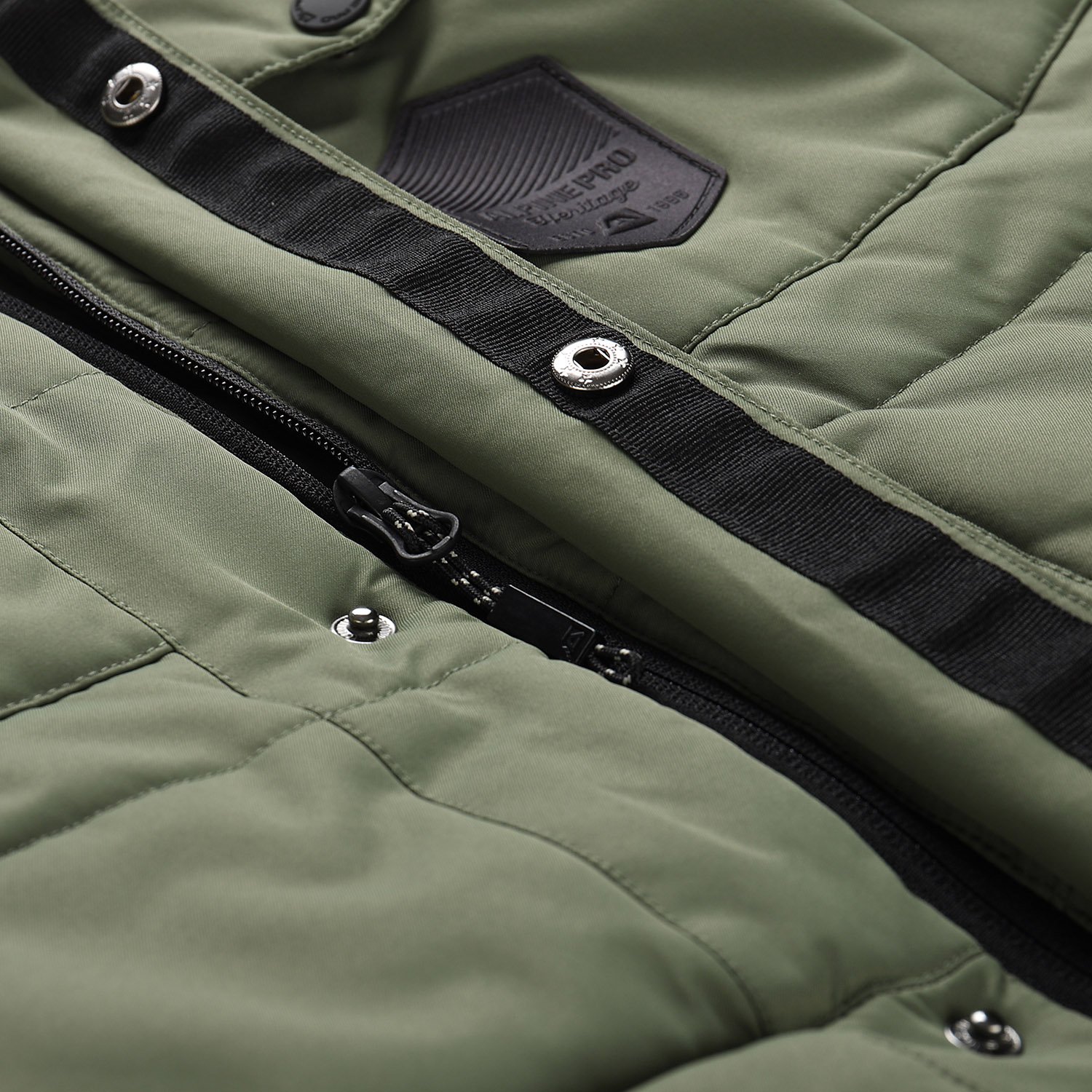 Men&#039;s vest with ptx membrane ALPINE PRO HARD olivine