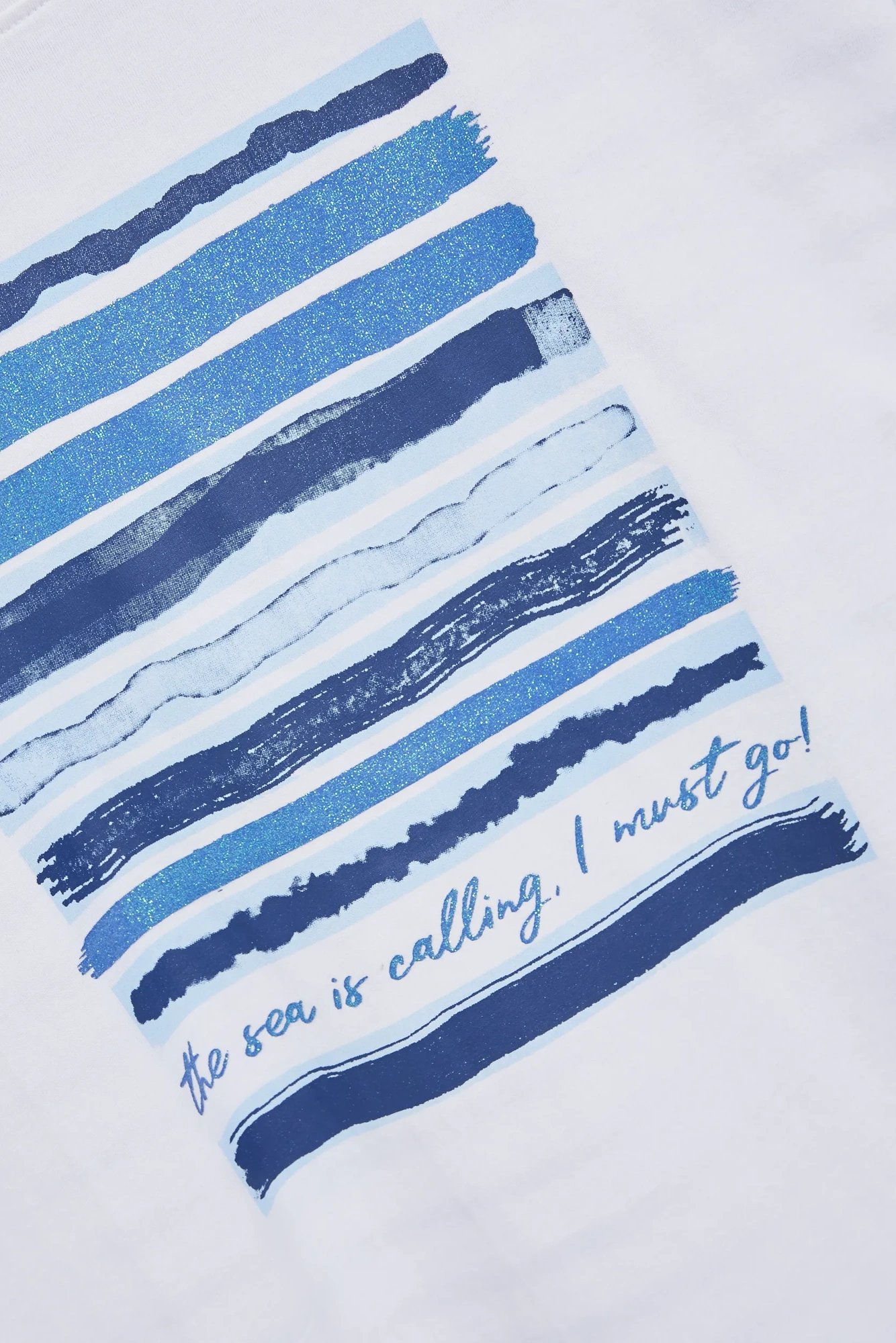 Women's T-shirt with MOODO print - white