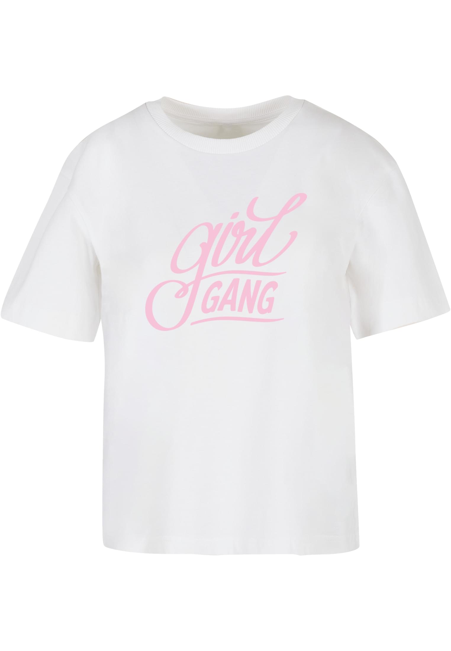 Women's T-shirt Girl Gang Wording white
