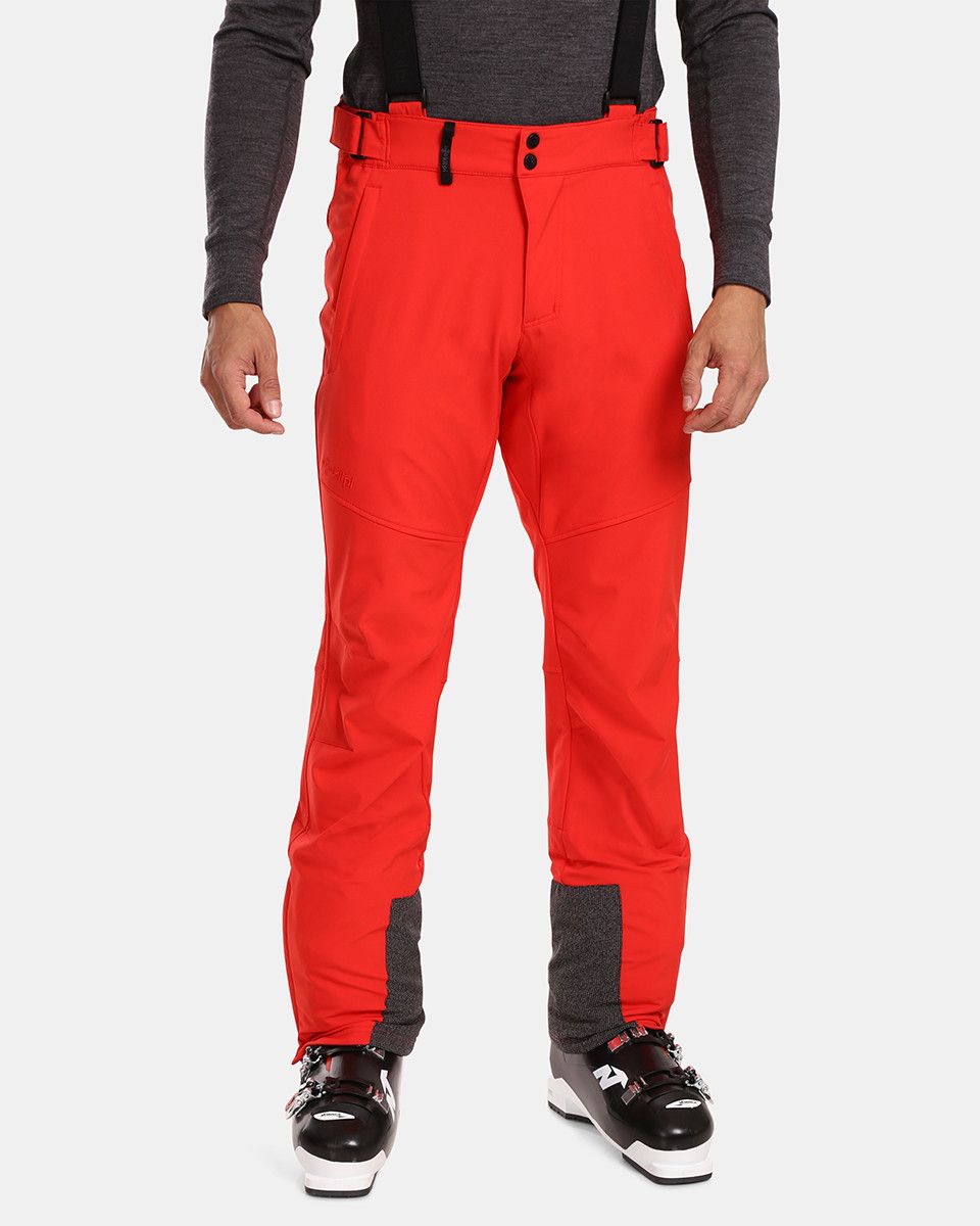Men's Softshell Ski Pants Kilpi RHEA-M Red