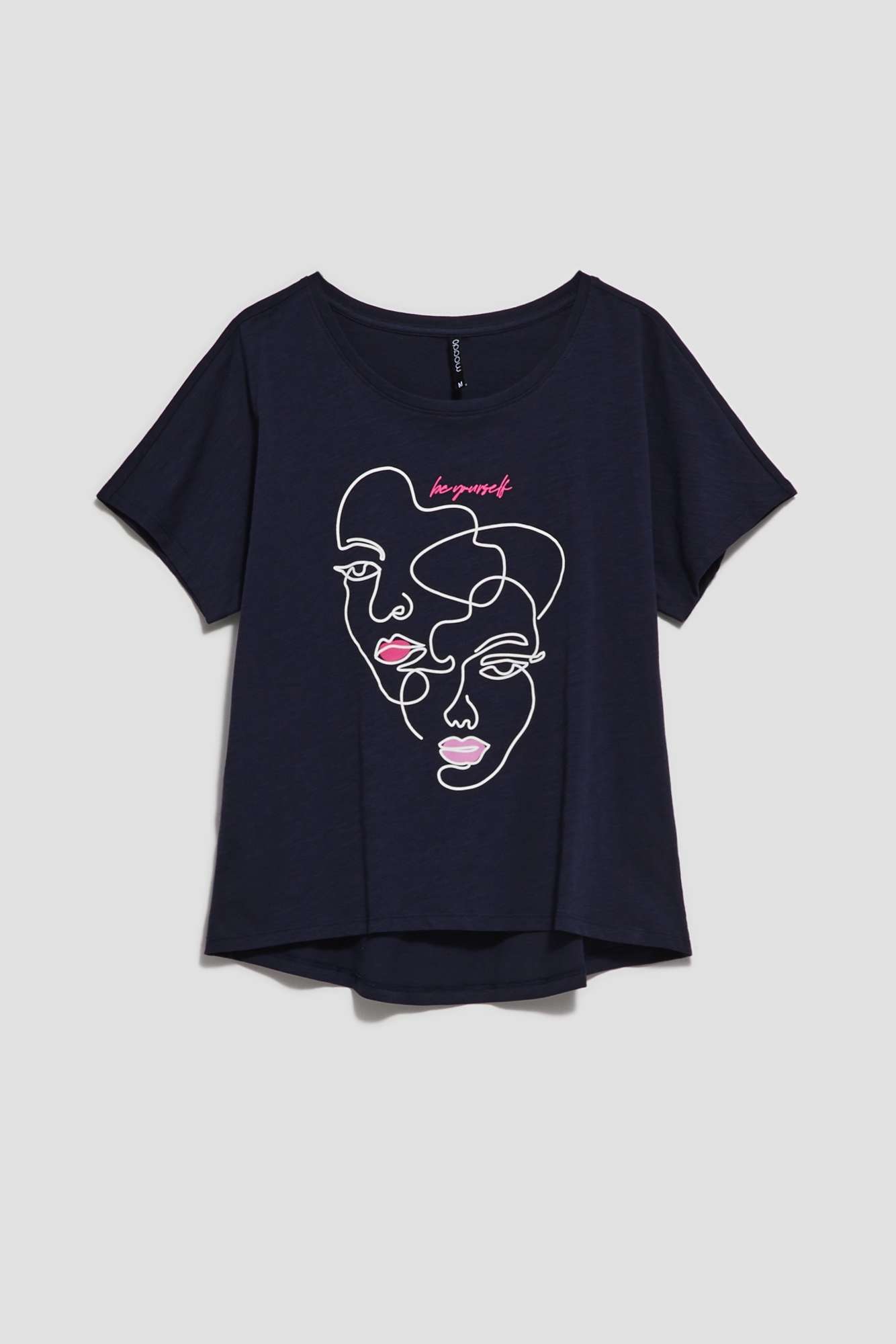 Cotton blouse with print