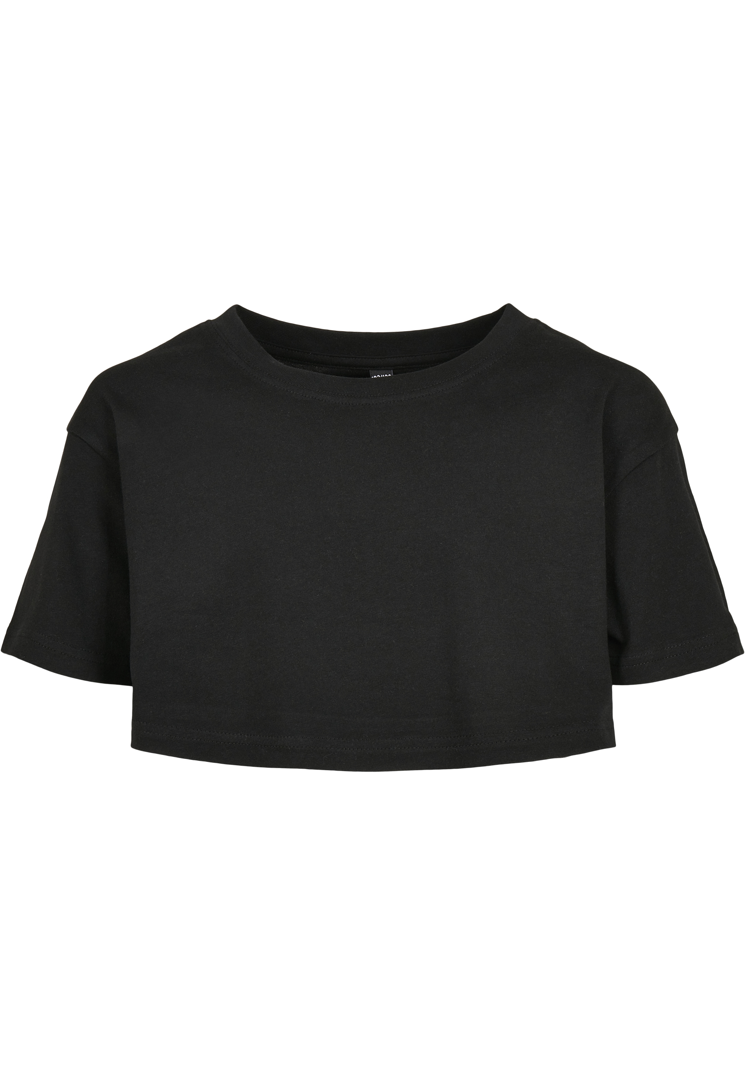 Short girls' shirt kimono black