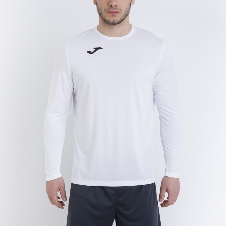 Men's/boys' T-shirt Joma T-Shirt Combi L/S white