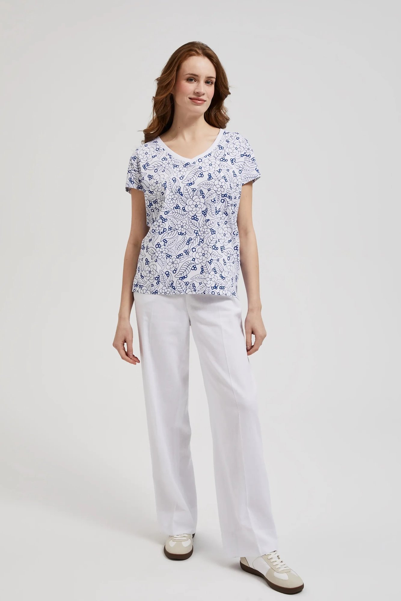 Women's T-shirt MOODO - white