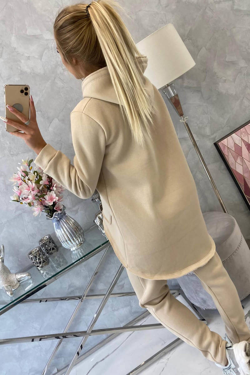 Set with trousers Baggy light beige