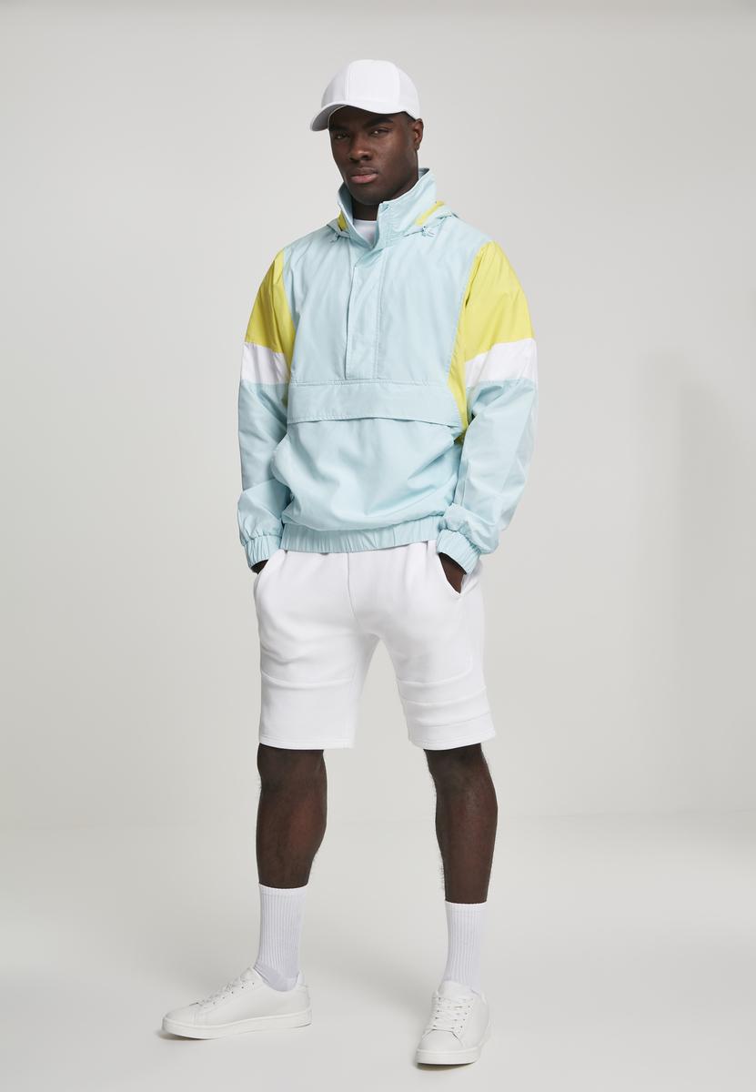 Light 3-Tone Tug Of Yours Jacket Light Blue/Bright Yellow/White