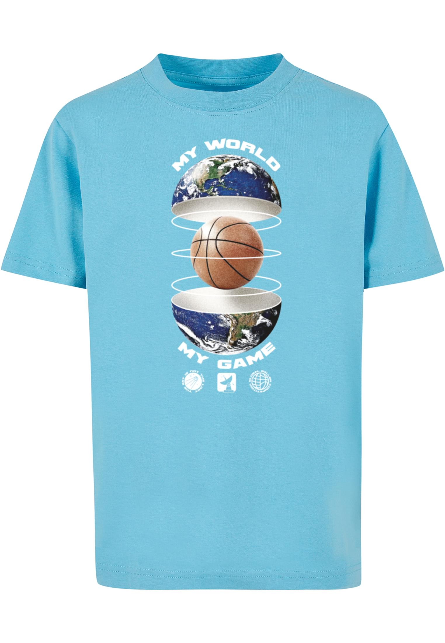 Children's T-shirt Ballin World Blue