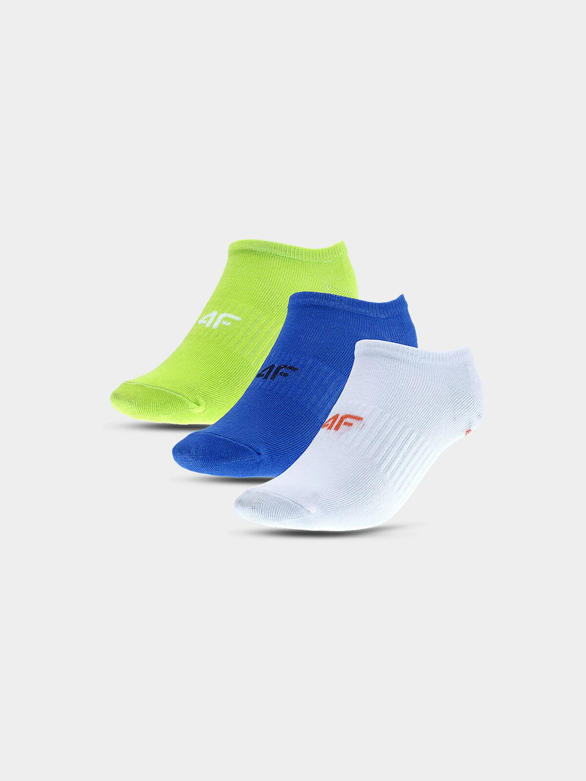 Boys' Casual Ankle Socks (3Pack) 4F - Multicolor