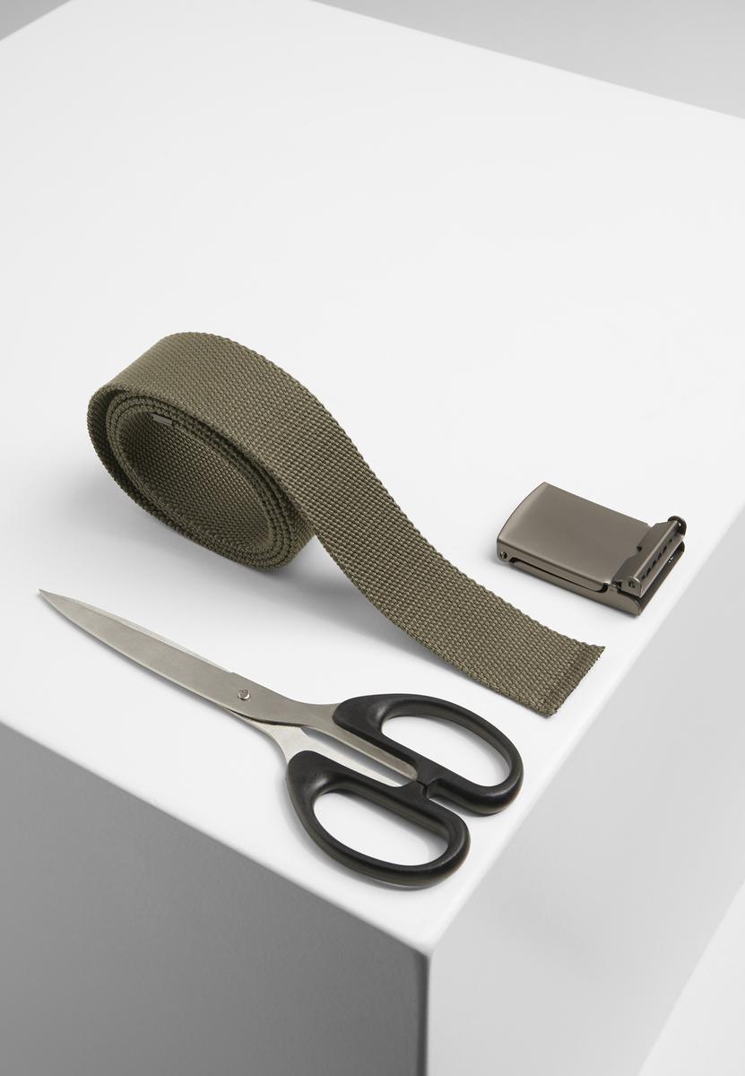 Olive canvas belts