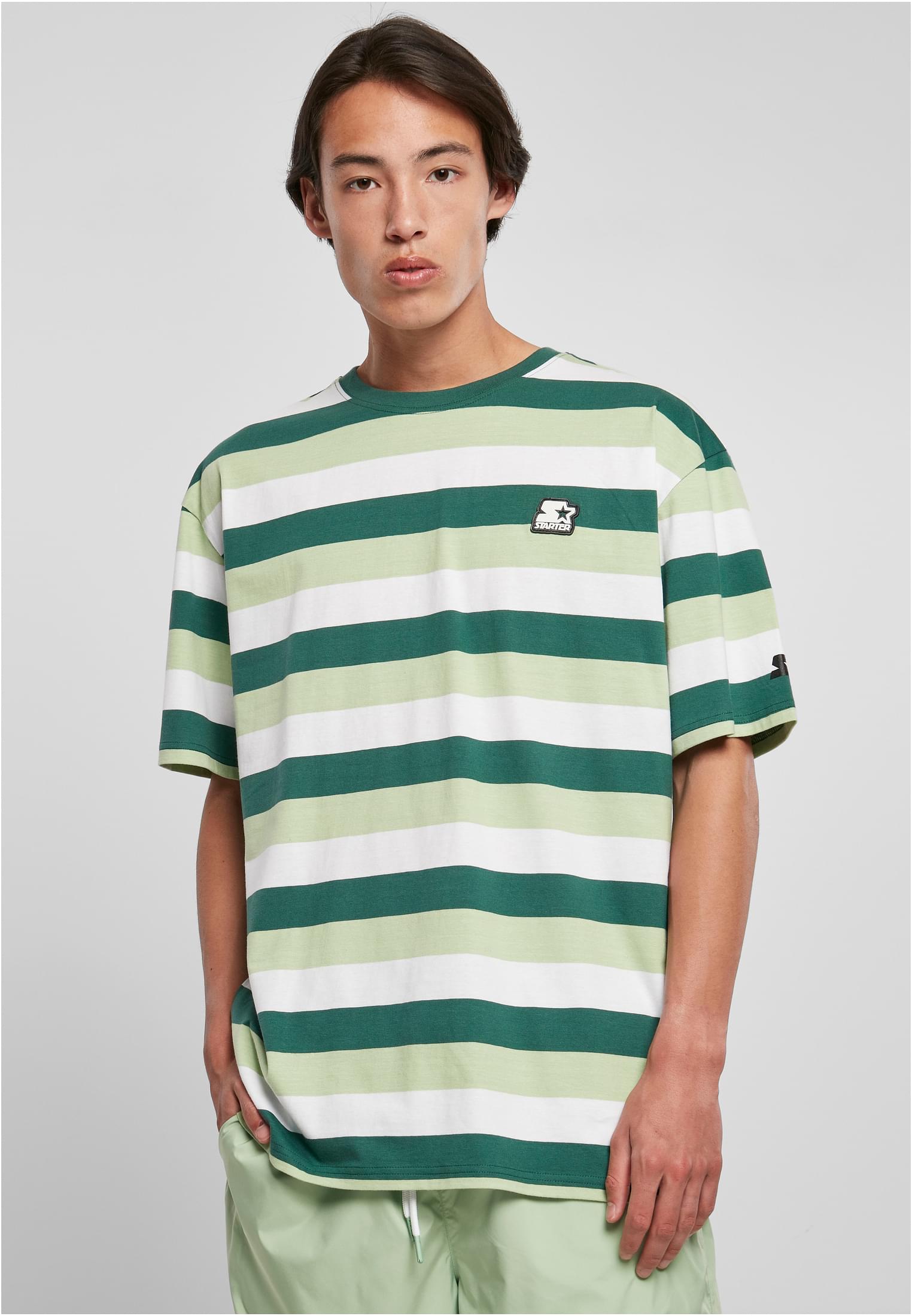 Starter Sun Stripes Oversize T-Shirt Dark Fresh Green/VintageGreen/White