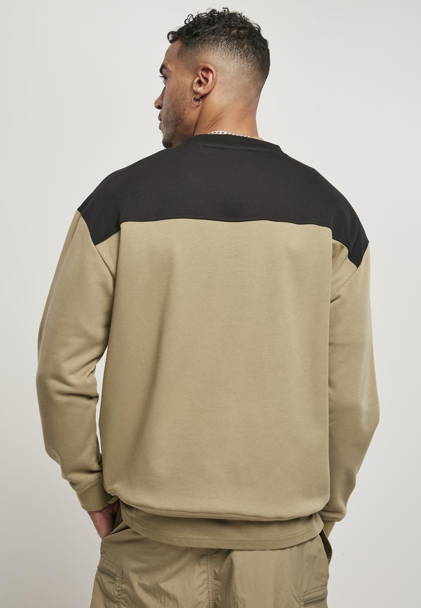 Upper Block Crewneck Kaki / negru